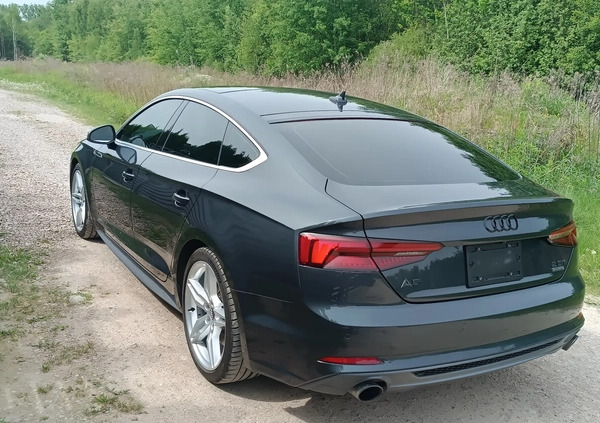 Audi A5 cena 91900 przebieg: 185000, rok produkcji 2018 z Gniew małe 667